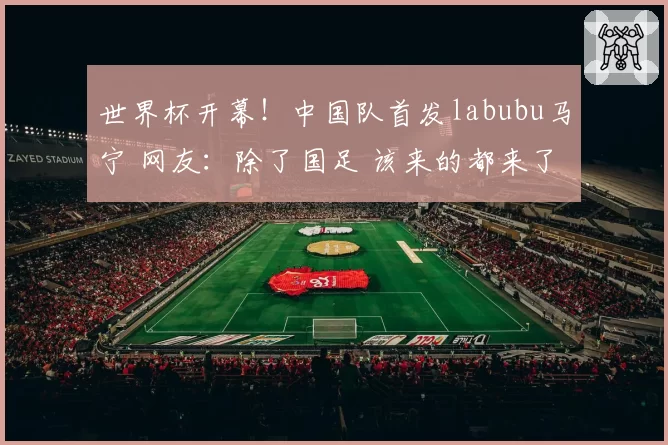 世界杯开幕!中国队首发labubu马宁 网友:除了国足 该来的都来了